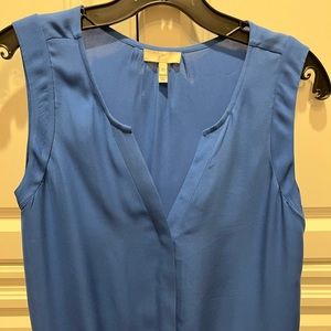 Worn once!! Joie silk button-up tank with tie front - XS
